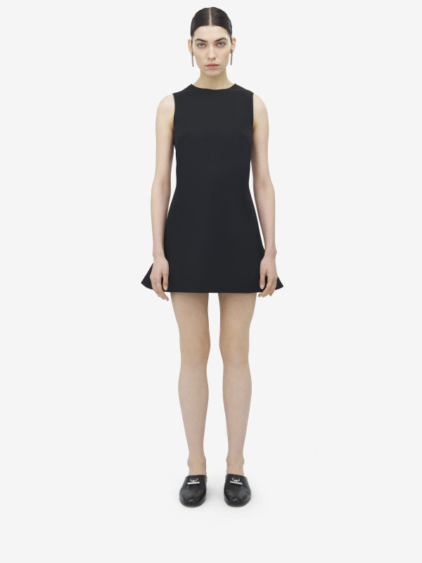 ALEXANDER MCQUEEN - Tailored Mini Dress - Item 841647QJAFH1000